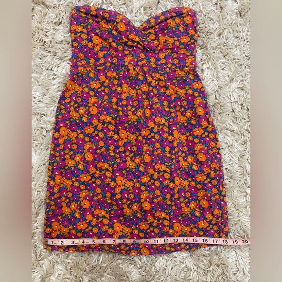 Volcom Women’s Floral Tube Top Strapless Frochickie Dress Size Small (US 3) - Picture 8 of 12
